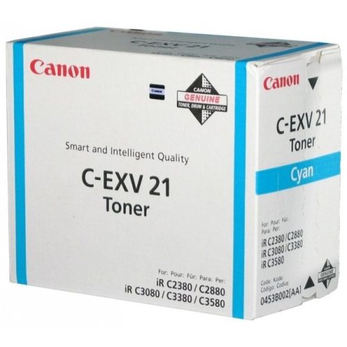 Canon C-EXV21 Cyan, kék színű toner IRC-2380, 2880, 3080, 3380, 3580, 3880 nyomtatókhoz