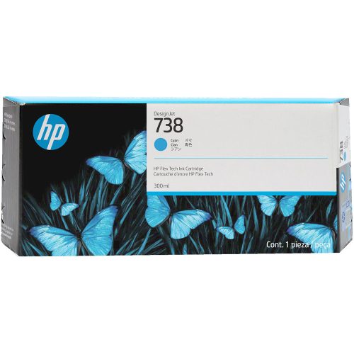 HP No. 738 Cyan tintapatron (300 ml) 676M6A